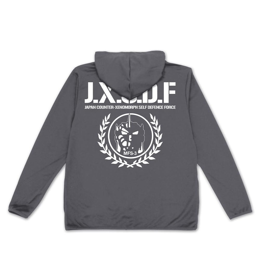 Cospa Godzilla First Kiryu Squadron Lightweight Dry Hoodie GRAY L Size [Official] серый