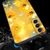 Honeybee Flower Pattern Phone Case Cover for Samsung Galaxy S26 S25 S24 S23 S22 S20 S21 FE Ultra S25 Edge Plus 5G Soft TPU Shell