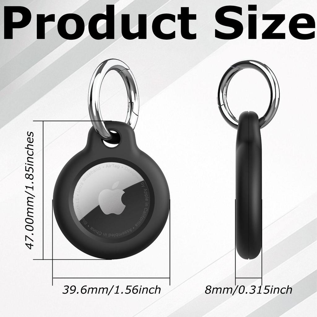 Protective Keychain Shell for Apple Airtag and Airtag 2 Tracker