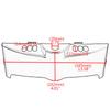 Motorbike Switch Console Batwing Dash Panel Accent Cover For Harley Touring Electra Street Glide ABS Plastic Fairing Accessories