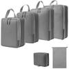 Compression Travel Storage Set: Washable Organizer for Cosmetics, Shoes, and Clothes