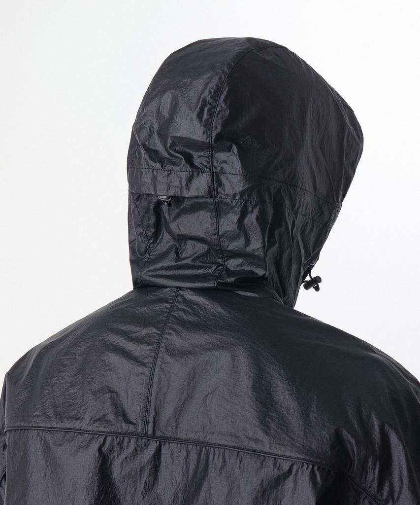 Musinsa Standard Glossy Crease Windbreaker Jacket [Black]