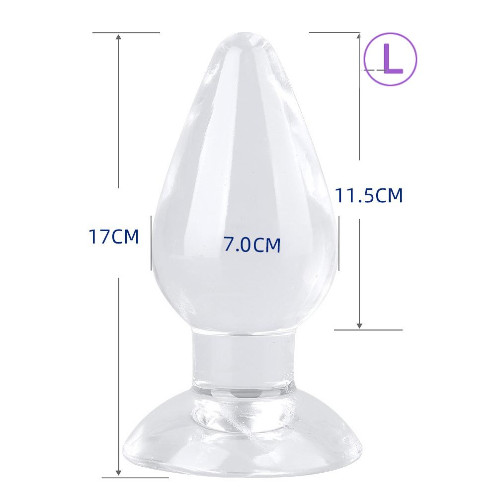 Super Big Soft Anal Plug Butt Plug TPE Clear Large Huge Sex Toys Anal Dildo Bead Unisex Erotic Toys Sex Products for Men Women