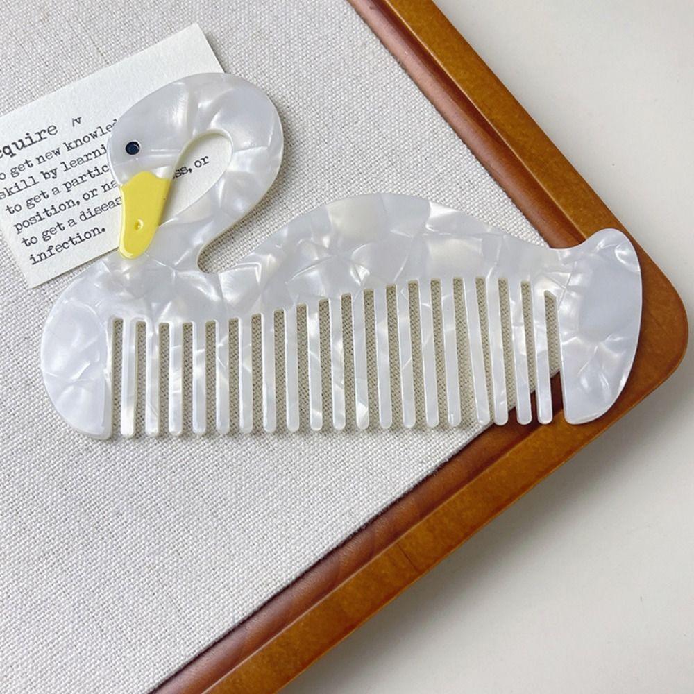 Tulip Acetate Comb Cartoon Hairdressing Combs Hair Care Makeup Comb  Household