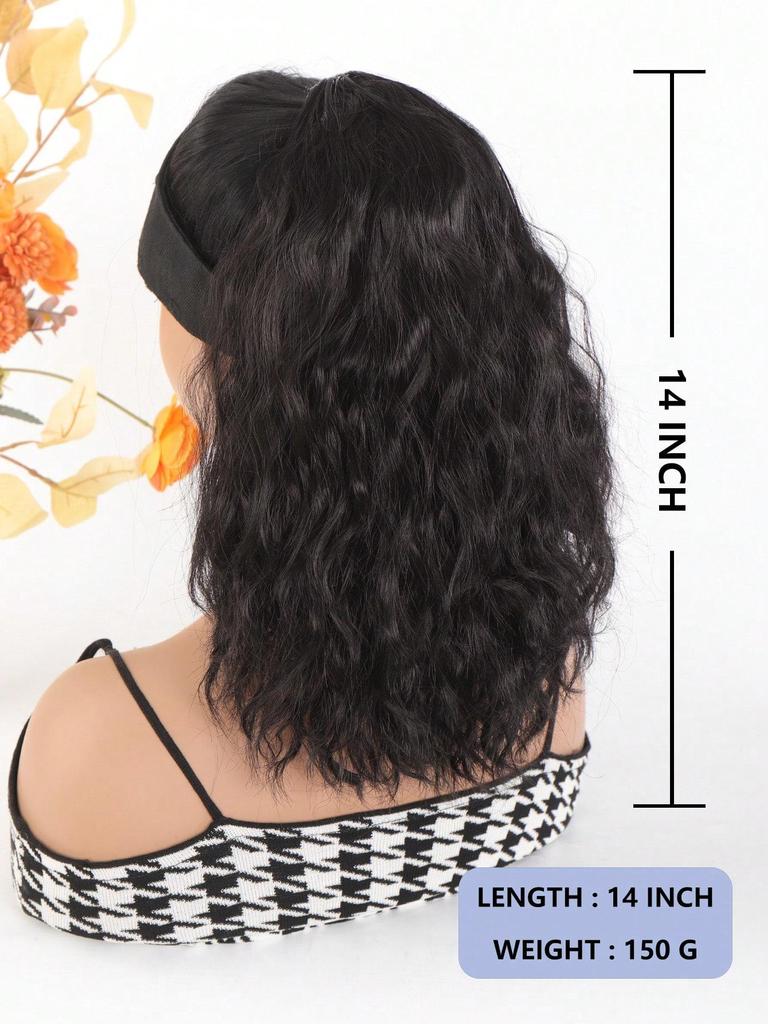 Ponytail Extension 20Inch Drawstring Ponytail Hair Extensions For Women Long Wavy Ponytail Synthetic Hairpiece For Women Daily Use