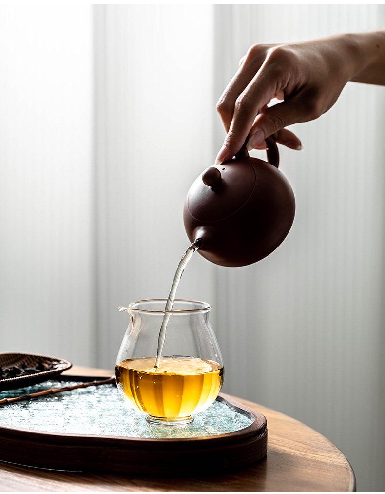High-End Heat-Resistant Thickened Glass Tea Cup - 2026 Kung Fu Tea Set Accessory