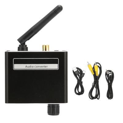 Digital To Analog Sound Converter Coaxial To RCA 3.5mm DAC Wireless Sound Adapter with Bluetooth