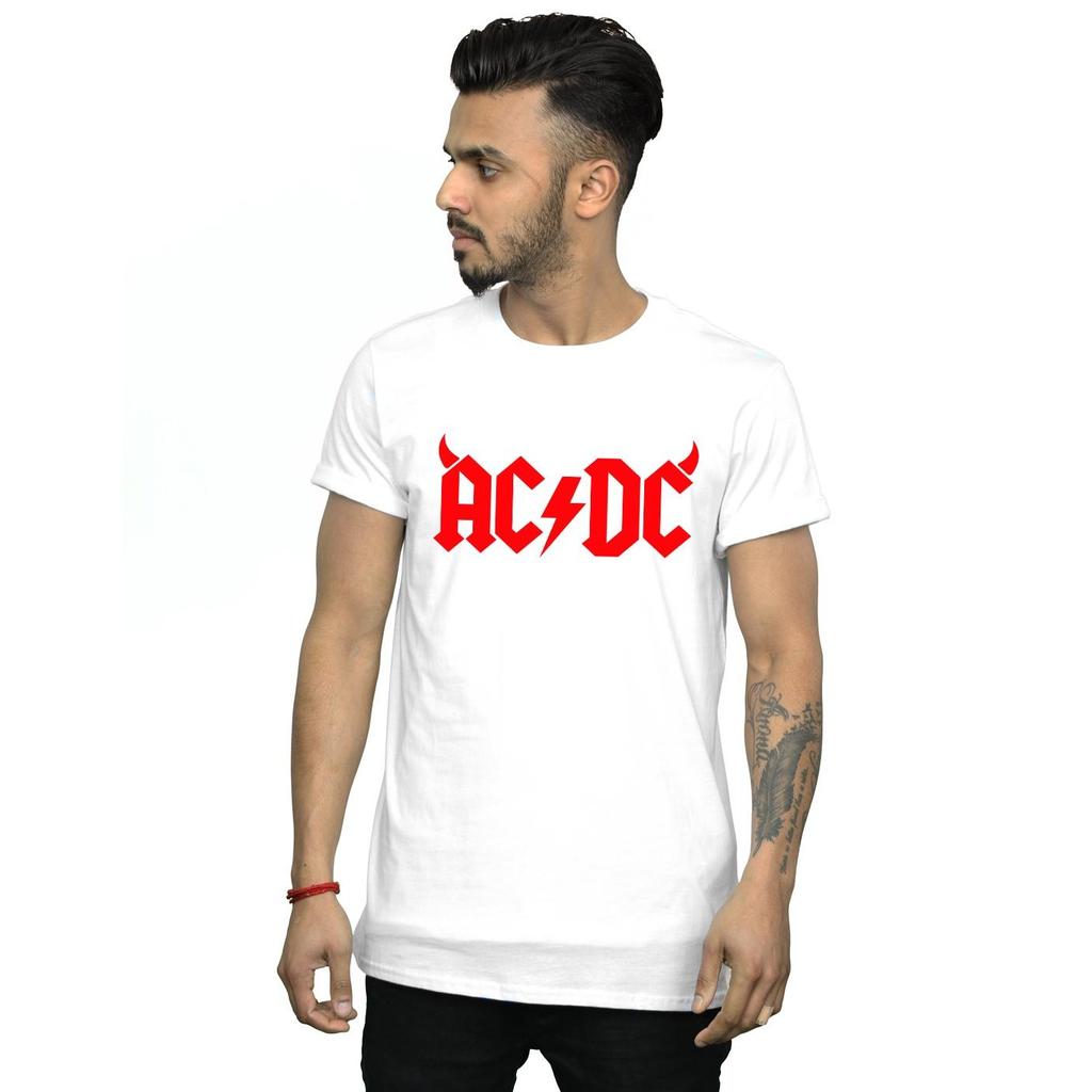 AC/DC Mens Horns Logo T-Shirt