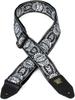 4150 Tracolla per Chitarra TRACOLLA JACQUARD BORDO ARGENTO ORLEANS [Autentica]
