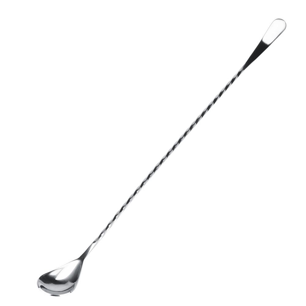 Spiral Pattern Cocktail Stirring Spoon Stainless Steel Drink Mixer Professional Mixing Spoon  Bar