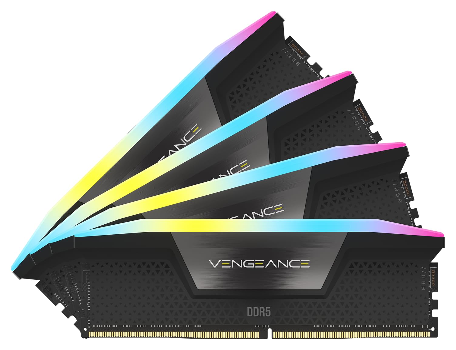 

Пам ять CORSAIR Desktop PC VENGEANCE RGB DDR5 Series Intel XMP Memory Kit 96GB Black x CMH96GX5M4B6000C30 DDR5-6000MHz (PC5-48000) [24 ГБ 4]