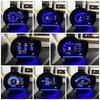 Universal A501 OBD2 Auto Meter Car HUD Turbo Gauge Car Head Up Display Smart Digital Security Alarm Water&Oil Temp RPM