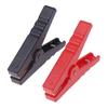 2Pcs 100A Crocodile Alligator Clips Car Battery Chargers Insulated Clamp Plastic Handle Test Alligator Clip For Electric Project