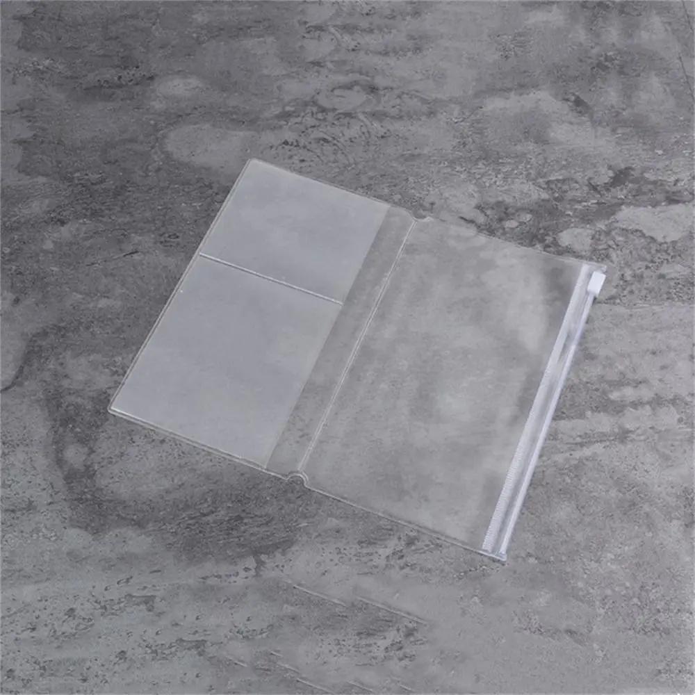Holder Storage For Midori Travelers Pocket Notebook Storage Bag Journal Planner Card Holder PVC Zipper Bag Notebook Zipper Bag