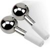 2pcs/1set Stainless Steel Ice Ball Facial Massage.Mini Facial Eye Beauty Stick. Household Beauty Accessory Reduces Puffiness