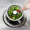 Kitchen Sink Strainer Washbasin Sewer Drain Anti-blocking Residue Universal Mesh Household Stainless Steel Strainer