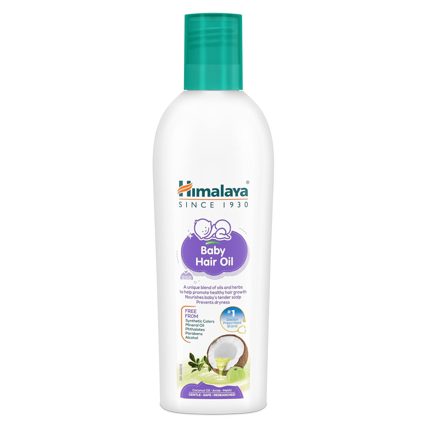 

Himalaya Baby Hair Oil 100 Ml Pack Of 1 Nourishing Scalp Moisturizer For Soft Healthy Hair