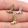 Shoes High Heel Fashion Charm Antique Bronze Zinc Alloy Jewelry Making Supplies for Women Earring Charms Handmade