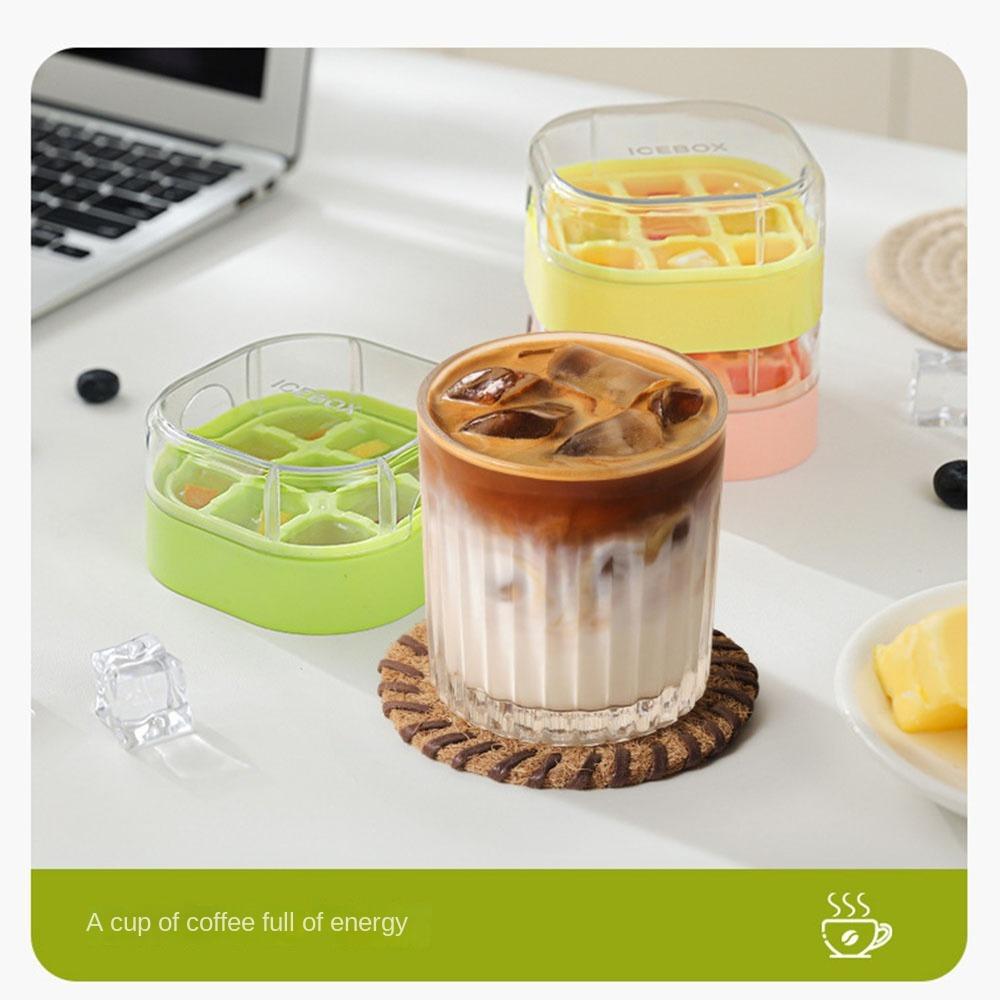 New 9 Grids Ice Mould Mini Press Ice Cube Maker Ice Compartment Party Home Summer Supplies