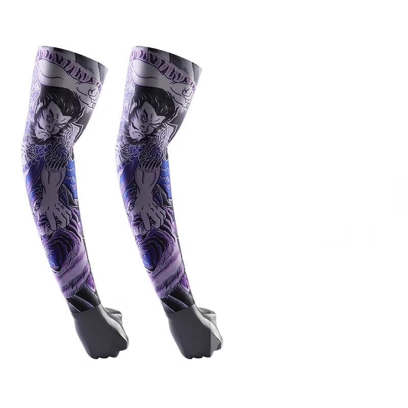 WEZHO Ice Silk Cooling Tattoo Arm Sleeves