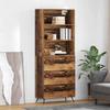 Highboard Reclaimed Wood 69.5 x 34 x 180 cm Engineered Wood