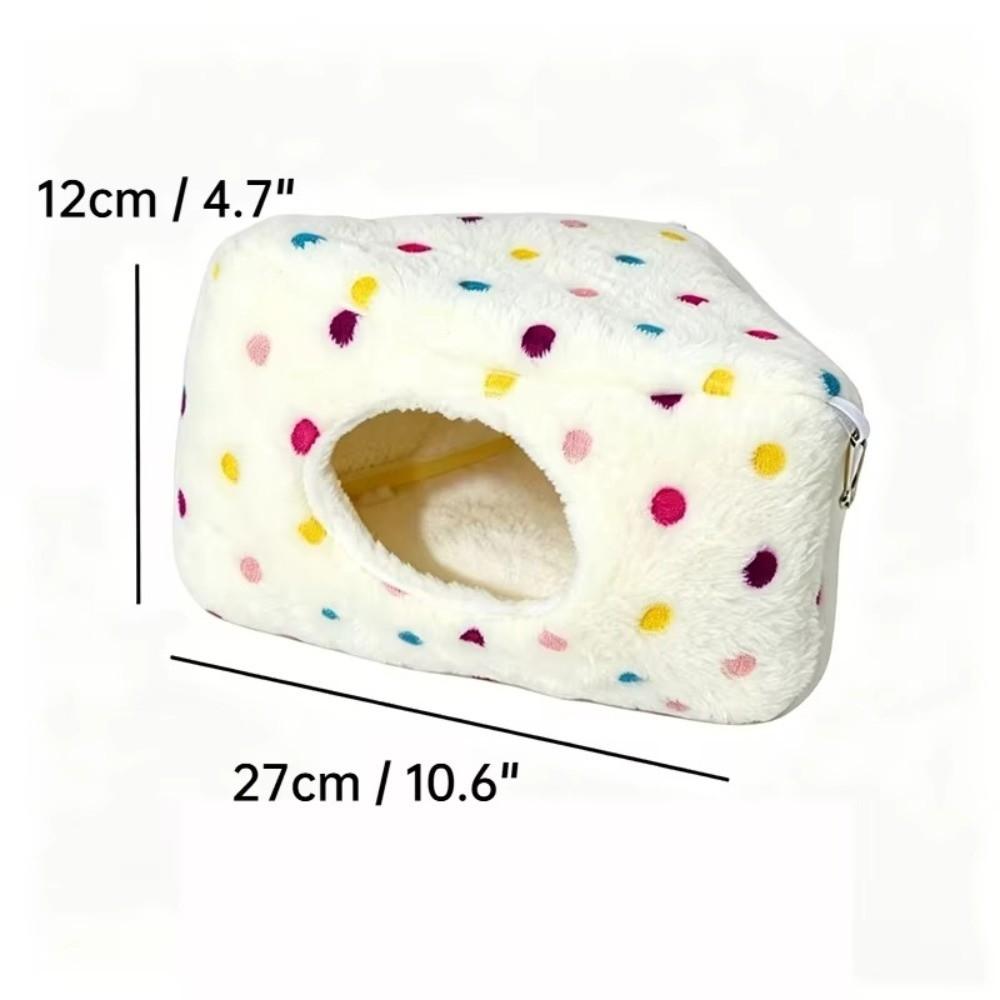 Soft Plush Plush Pet Hammock Washable Small Animal Bed Cute Warm Bird House Parrot