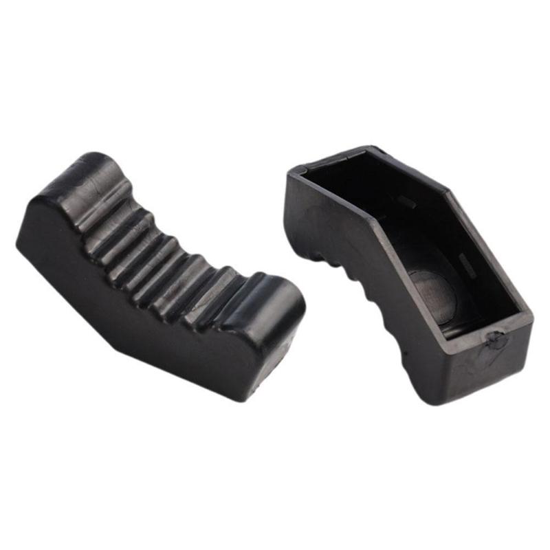 2 Peças de Pastilhas de Suporte Reforçadas de Borracha para Equipamento de Elevação de Veículos de 3 Toneladas 6 Toneladas Proteção de Trilho Pad na Cor Preta