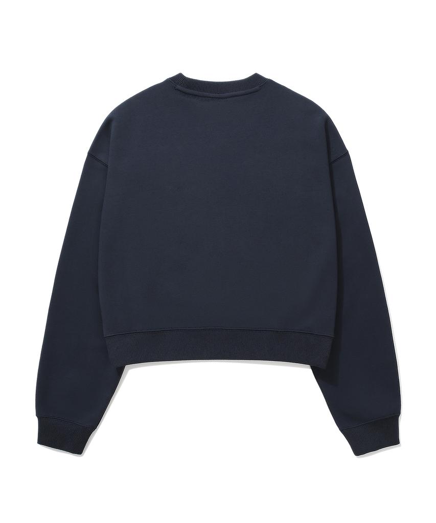 COVERNAT WOMAN Cooper Logo Lining Sweatshirt Navy