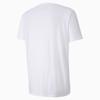 PUMA Graphic Box Logo Printed Short Sleeve TEE Men White Men's 598625-02