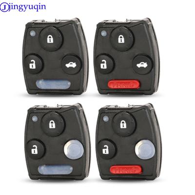 Jingyuqin 2/34 Butotns With Buttons Pad Keyless Entry Remote Car Key Fob For Honda Accord 2003 2004 2005 2006 2007