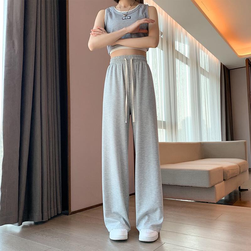 

TonLion Women s 2025 Spring Casual Straight-Leg Trousers M