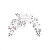 Crystal Headband Tiara Bridal Updo Wedding Headpiece Hair Accessories Handmade Beaded Back Comb Accessory