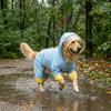 Windproof Dog Hooded Raincoat Waterproof Pet Waterproof Cloak Dog Rain Cloak  Rainy Day