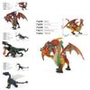 Jurassic Dinosaur Model Pvc Figurine With Wild Dual Head Design For Collectors And Display
