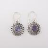 Iolite Gemstone 925 Sterling Silver Jewelry Handmade Drop/Dangle Earrings 1.57" CE-19-11