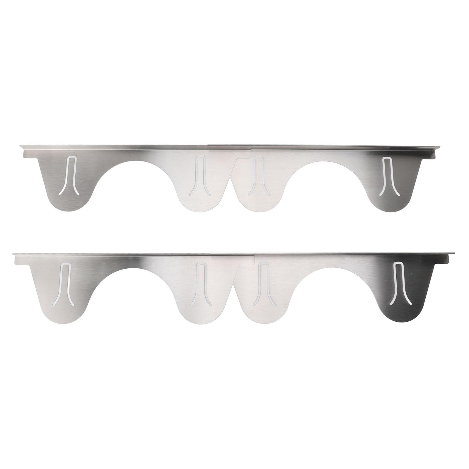 

2 пары накладок на зазор плиты из нержавеющей стали выдвижные наполнители зазоров плиты и духовки защита бокового зазора кухонной столешницы серебристые от 35 см до