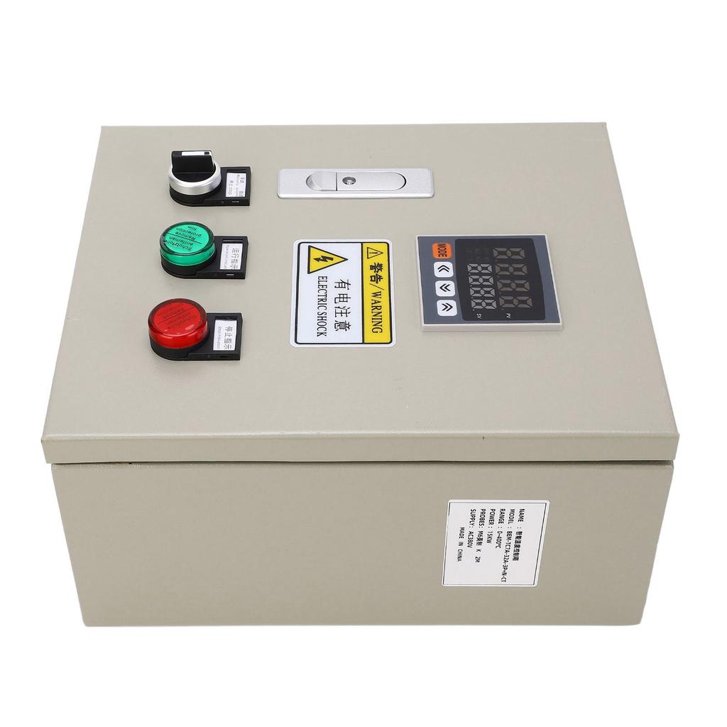PID Temperature Controller 3 Phase 15KW Intelligent Thermostat Temp Control Box with M6 K Type 2M