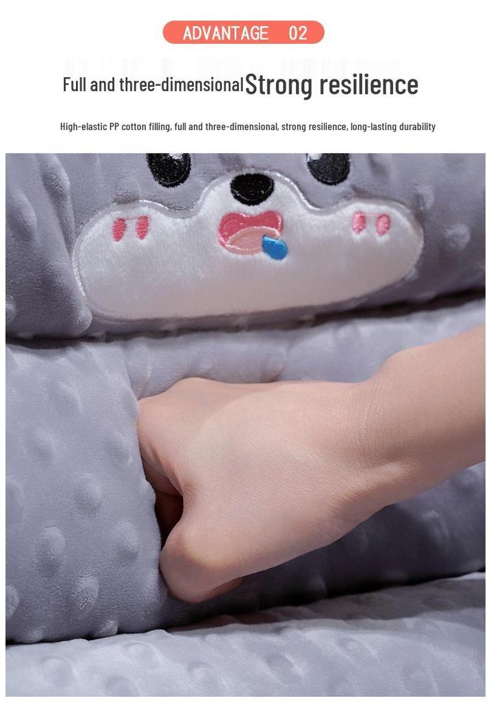 Cartoon Bubble Toast Seat Cushions: Front/Rear Car, Office, Dormitory, Long-Sitting Chair, Lumbar Support