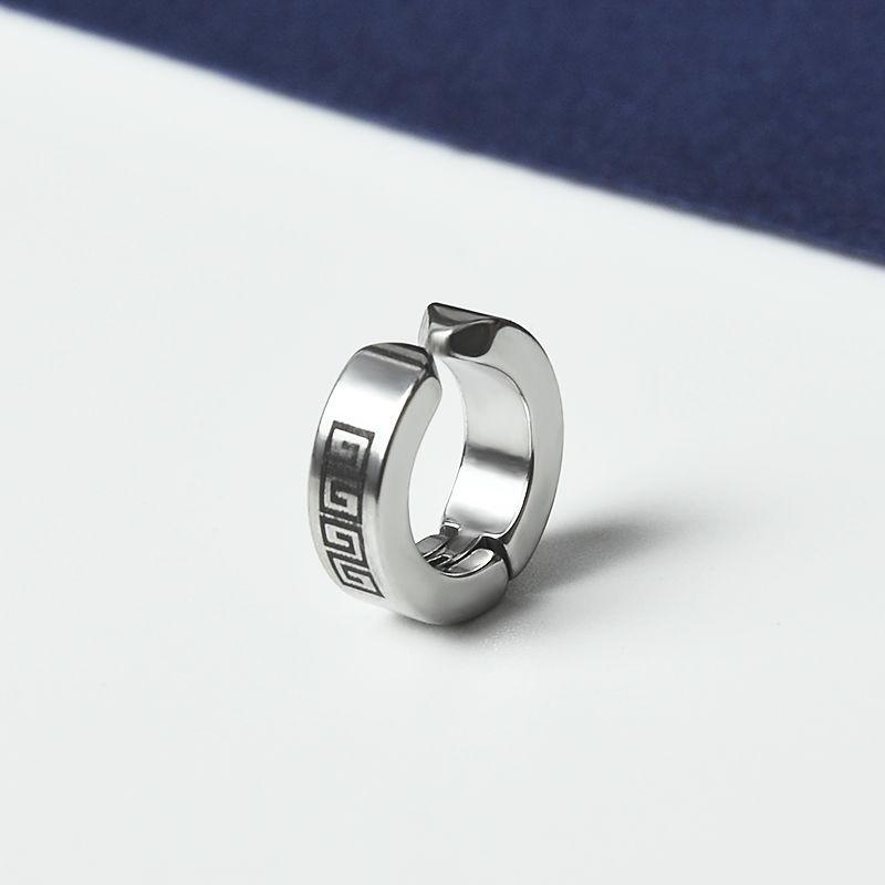 Pánské trendy magnetické náušnice a unisex falešné klipy na uši