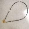Imitation Pearl Necklace Women Choker Seed Beads Rainbow Stainless Steel Clasp Sailor Buckle Base Chain Gold Color Boho