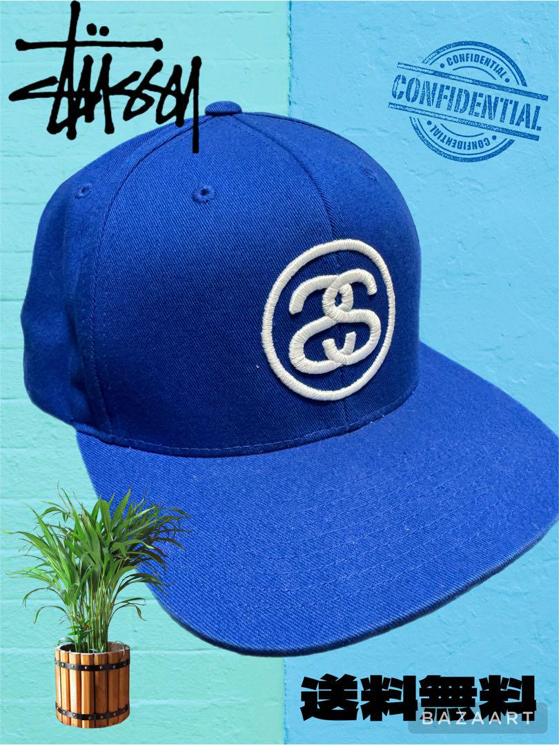 

[USED] Stussy SS Logo Cap Blue Free Shipping