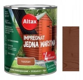 One-layer impregnation for wood and concrete, chestnut, 0.75l