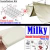 Width 2.5m~3m Outdoor Retractable Sun Shade Sail UV Block Sun Shade Net Patio Pergola Telescopic Wave Shading Canopy with Parts