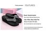 Women's Rhinestone Slide Sandals - Fashionable Summer Wedge Flip-Flops for Outdoor and Beach Wear