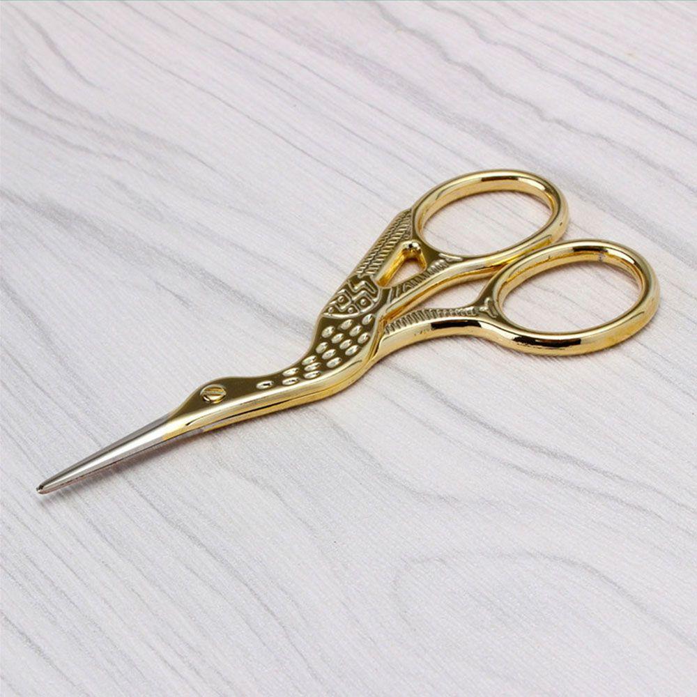 Classic Stork Nail Art Crane Embroidery Cutters Scissors Shears Tailor Scissors Sewing Tool
