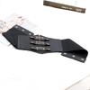 Body Bandage Corset Wide Waistband Elastic Waist Strap PU Leather Cummerbund Skirt Decorations