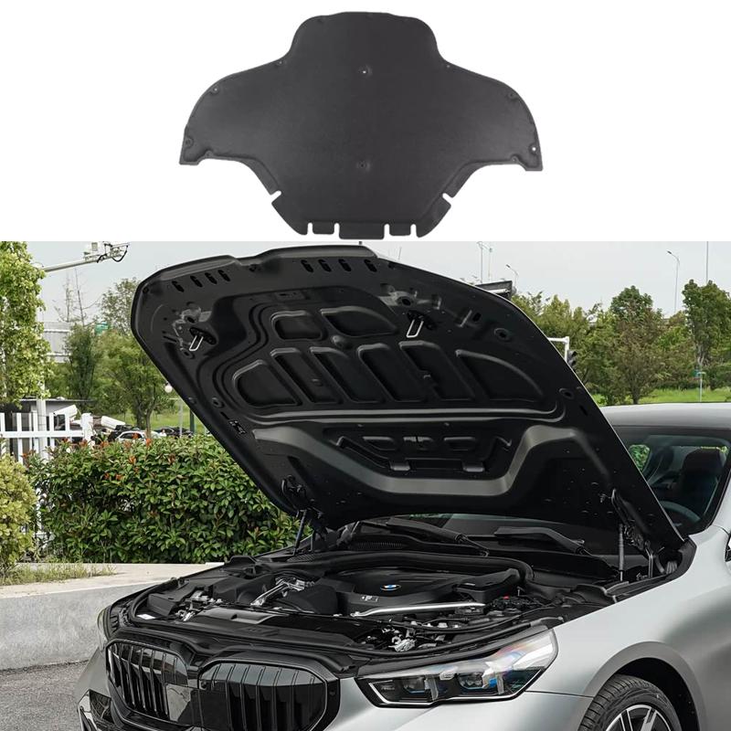 Für BMW 5er G60 i5 Limousine 2024 2025 2026 Auto Motor Wärmeisolationsmatte Schalldämmung Motorhaube Vorne Geräuschdämmung Baumwolle Zubehör