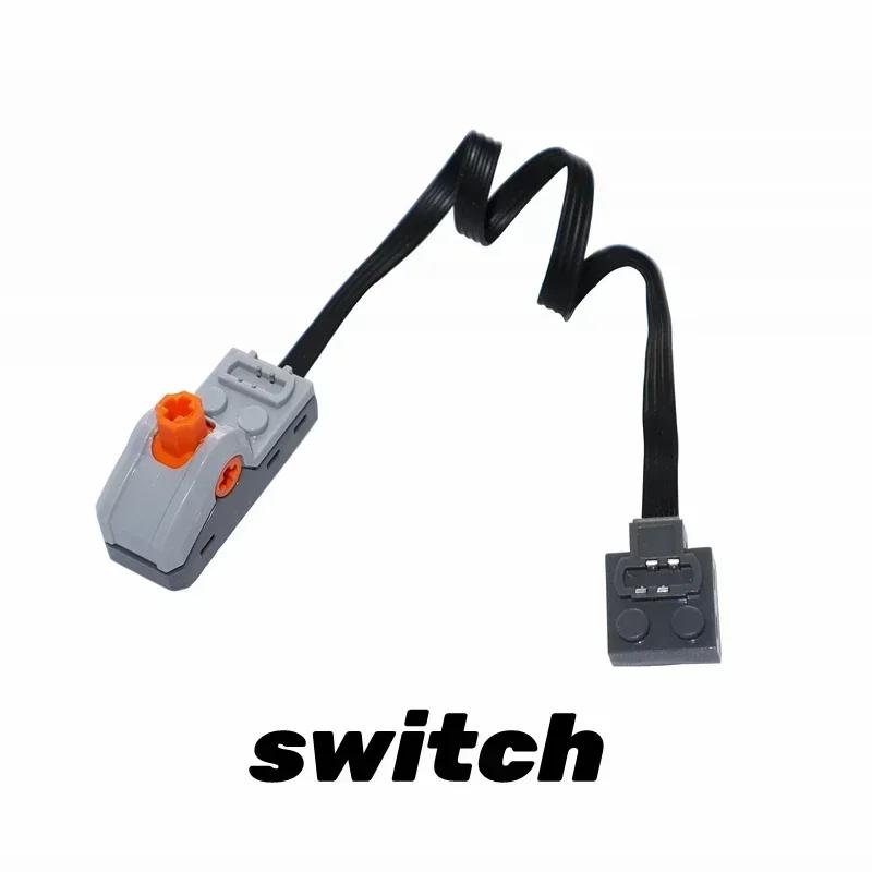 Technical Motors Parts Power Functions PF Model Sets Compatible Tarin Car Accessories Building Blocks MOC High-tech Bricks Toys