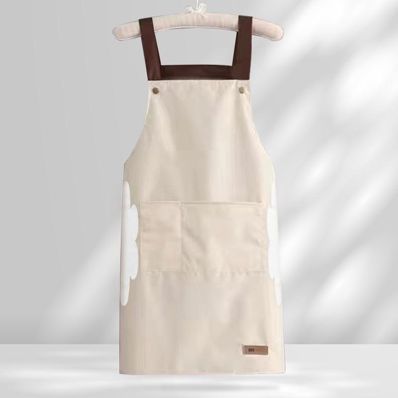 Custom Waterproof, Oil-Proof H-Type PVC Apron with Thick Straps and Logo Printing, Ideal for Kitchen Use and Gifts