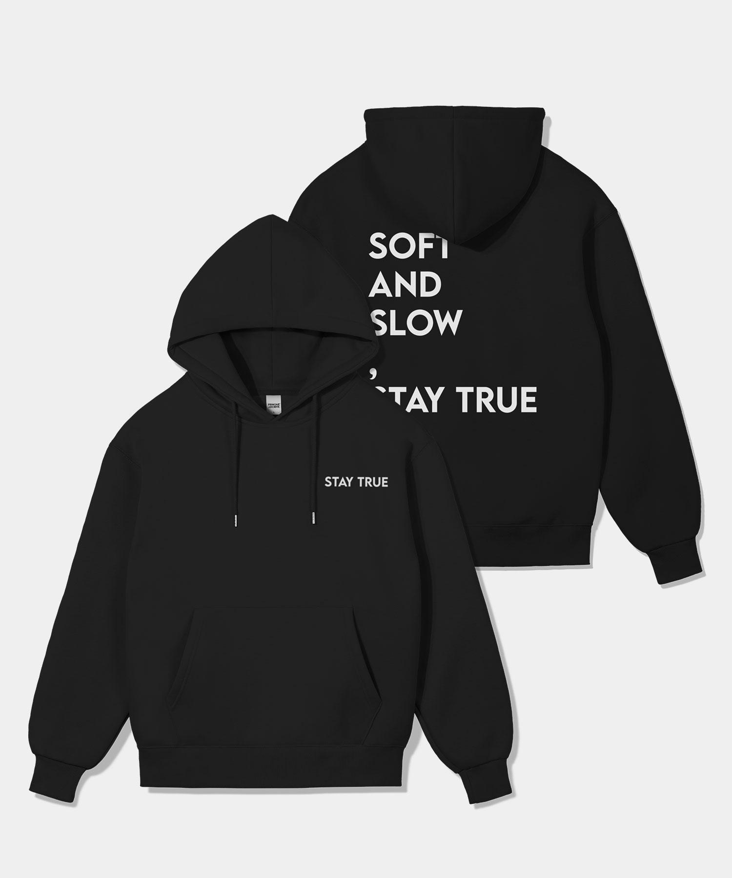 Preenor Stay True Fleece Hoodie - Black Black/S